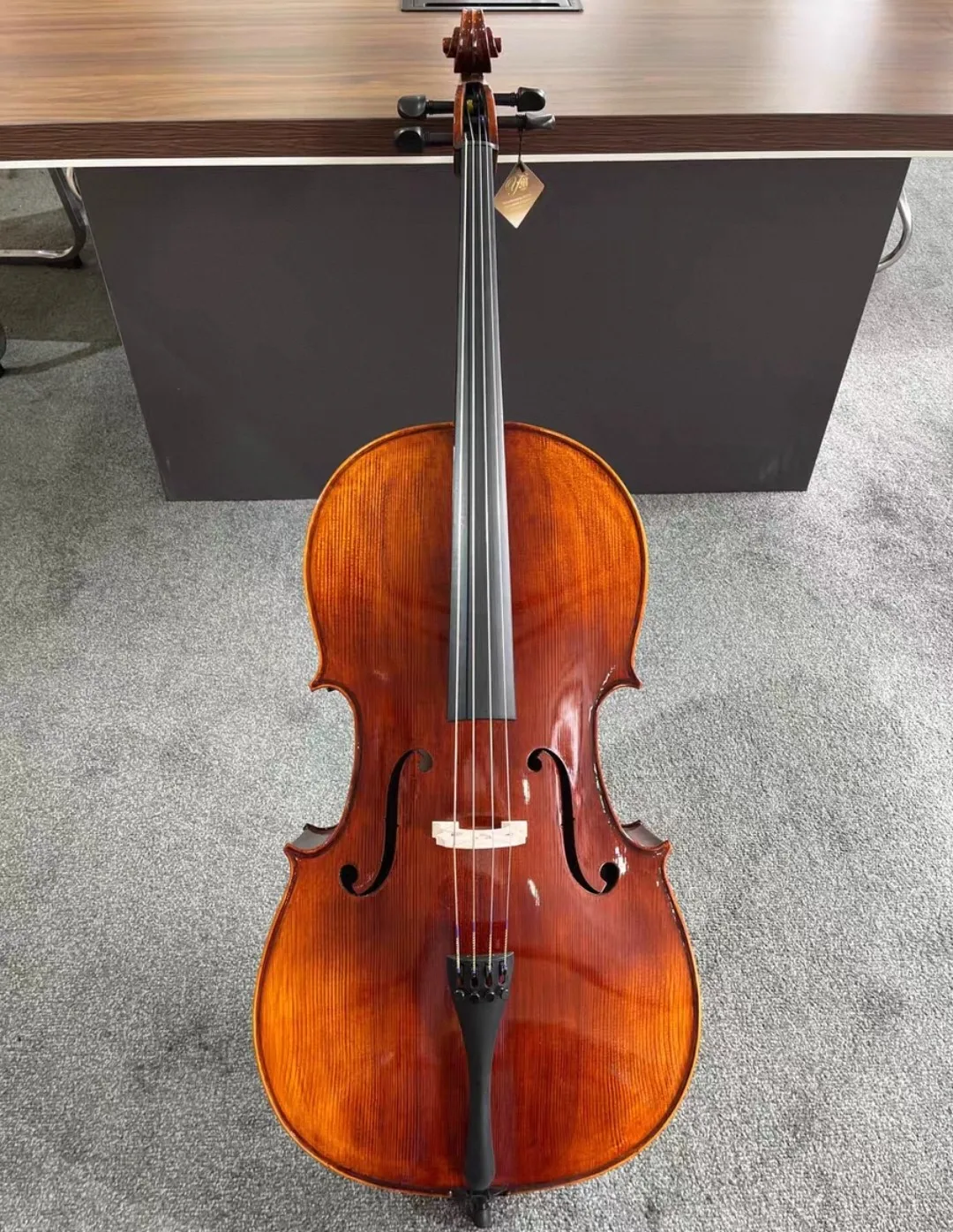 Flame Maple solid wood Cello 4/4  3/4 Antique vintage cello stringed instrument beginner professional violoncello with bow