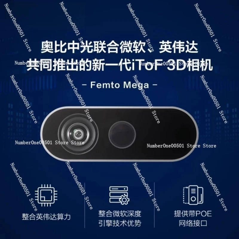 MEGA Femto Mega 4K Depth Camera NVIDIA Jetson Nano 120° FOV ToF