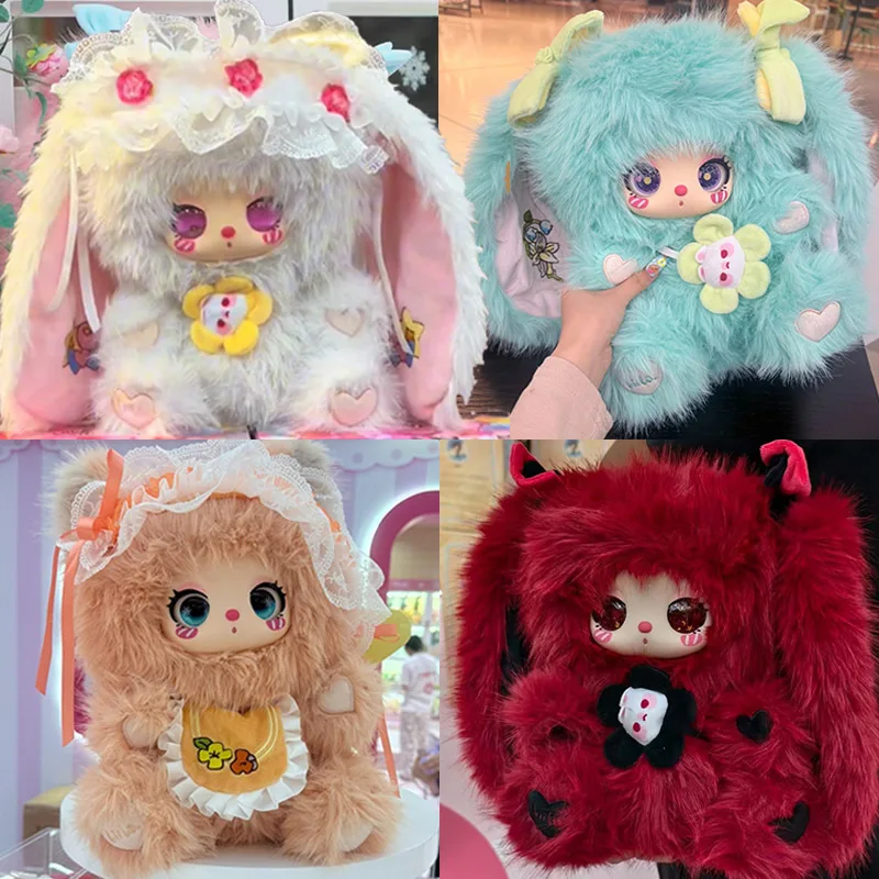 

Baby Three Liila Cat Liila Zoo Blind Box 600% V2 Authentic Vinyl Plush Figure Collect Desktop Ornament Cozy Room Decor Kids Gift