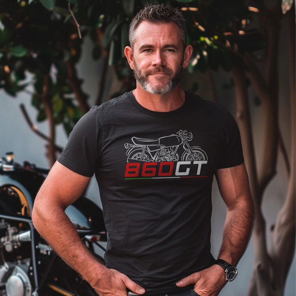 

2025 Summer Cotton Round Neck Short Sleeves for Men Women Ducati 860 GT 1974-1975 - Motorcycle T-Shirt for Riders