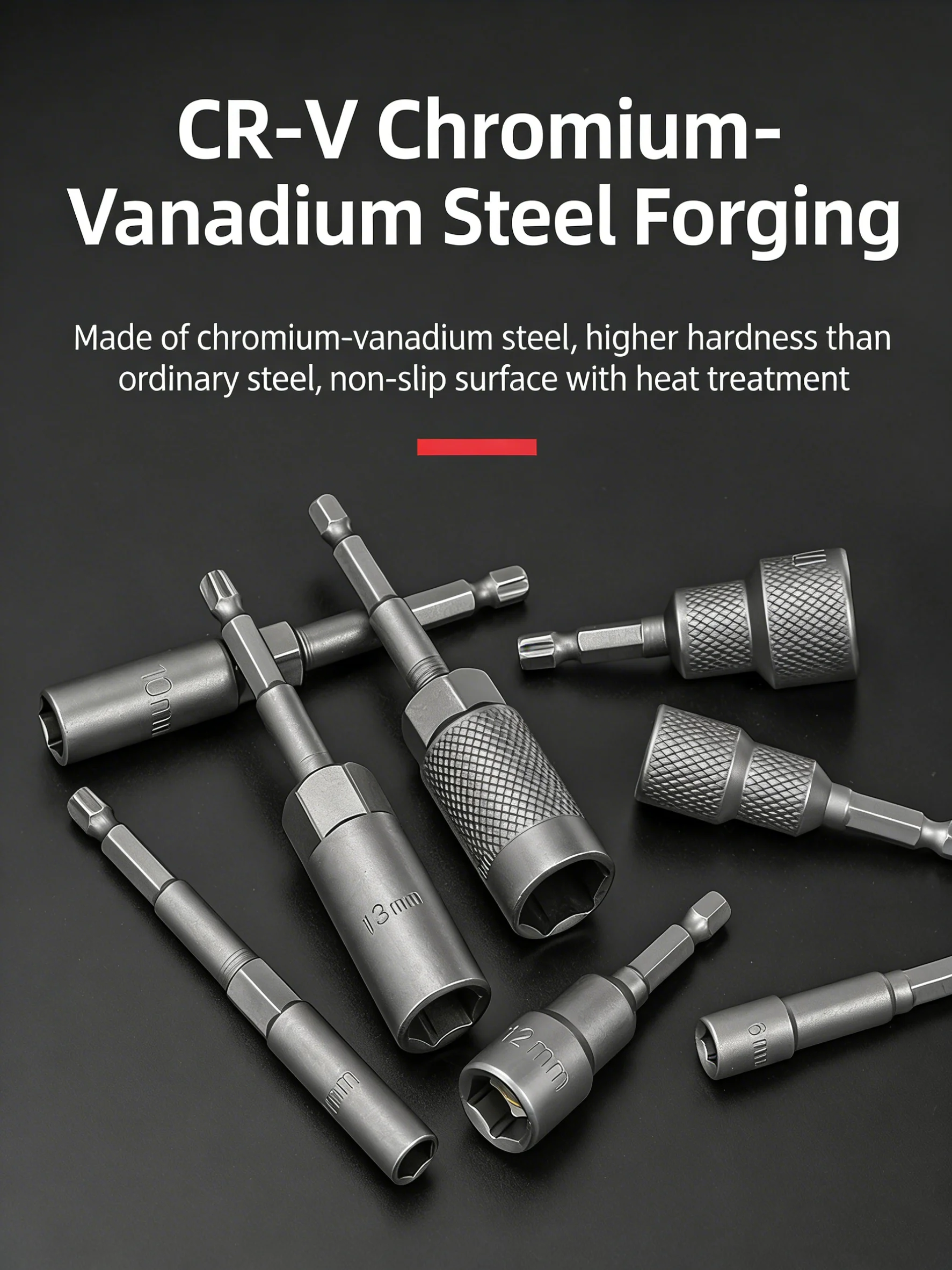 

WEELEE 1/4 Inch deepen Hex Socket Nut Driver Setter 4mm-19mm Drill Bit Adapter Drill Bit For Electric Screwdriver