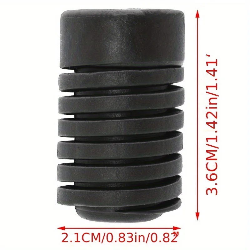 2Pcs Anti-Shock Car Trunk Hood Rubber Pad 1.5cm Hole Tailgate Universal Engine Hood Bonnet Back Door Buffer Cushion Rubber Mount