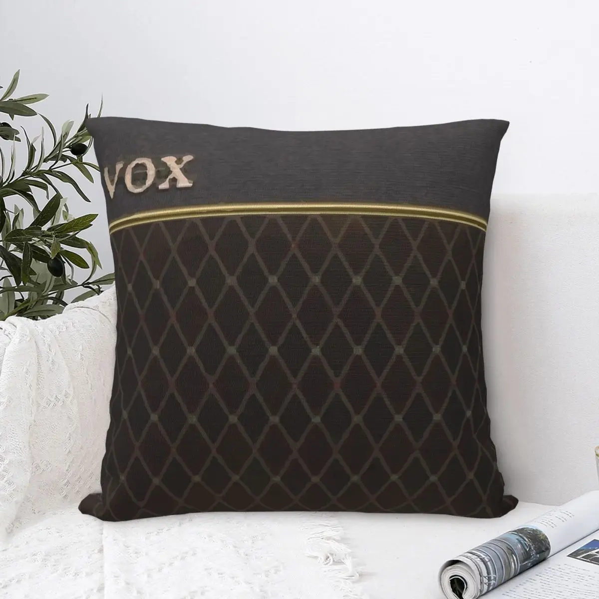 Vox AC30 Amplifier Pillowcase Polyester Cushion Comfort Throw Pillow Sofa Decorative Cushions Used for Home Bedroom Living Room