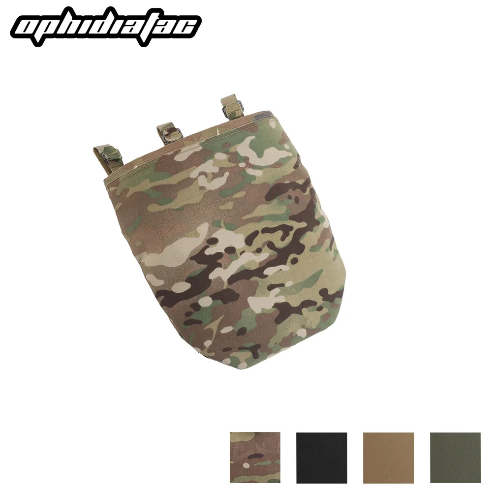 OPHIDIAN Foldable Conical PHC Recycling Bag Trash Bag Belt Roll-Up Mole M4 AK Magazine Rack Hunting Accessories