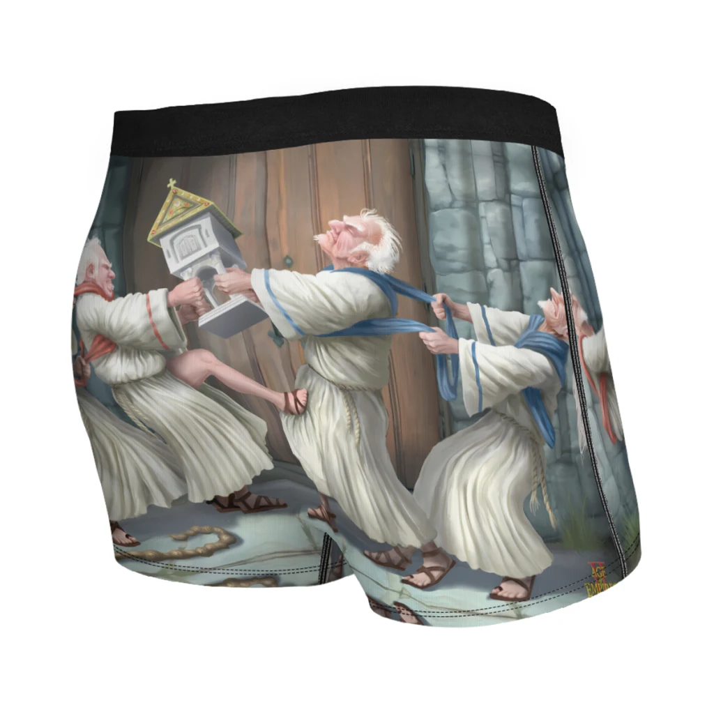 Age of Empires Game Scramble For Underpants Breathbale Panties Man Underwear PrintShorts Boxer Briefs