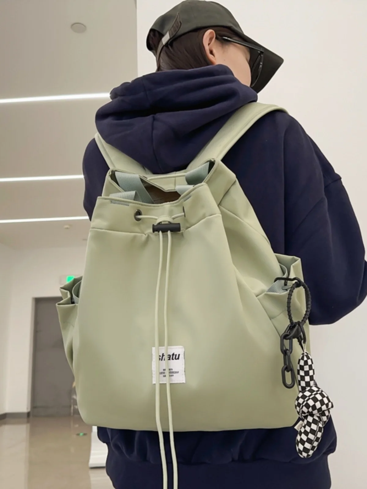 

Дизайнерская сумка двойного назначения Nest Lazy Sle, японская сумка INS ex Large Capaci oulder Bag с четой для студентов колледжа