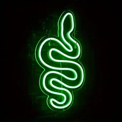 Snake Neon Sign for Wall Décor,LED Neon Signs Bedroom Beer Bar Neon Light Sign Hotel Party Club Office Art Lights