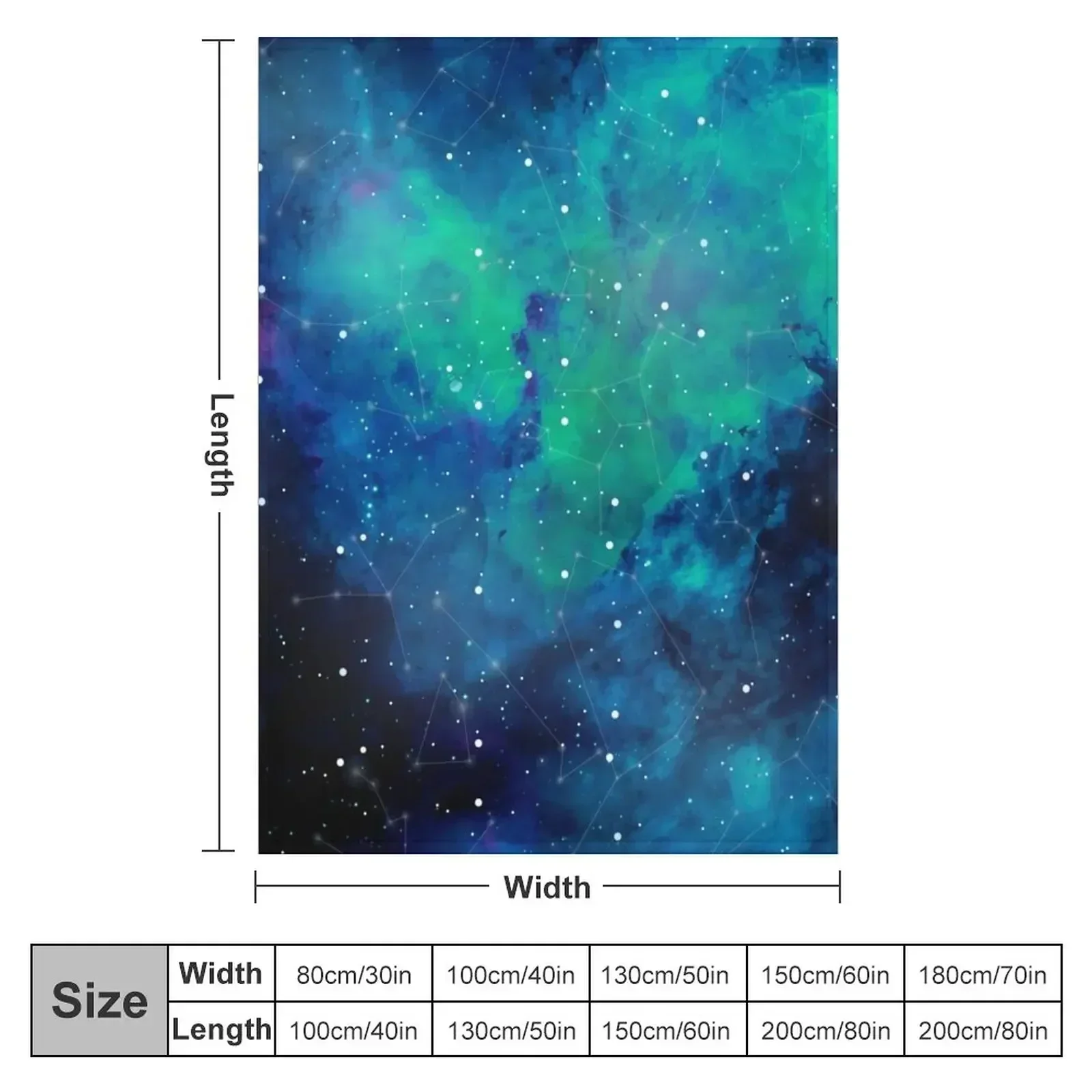 Interstellar II Throw Blanket couch cozy soft plush fuzzy picnic outdoor blanket