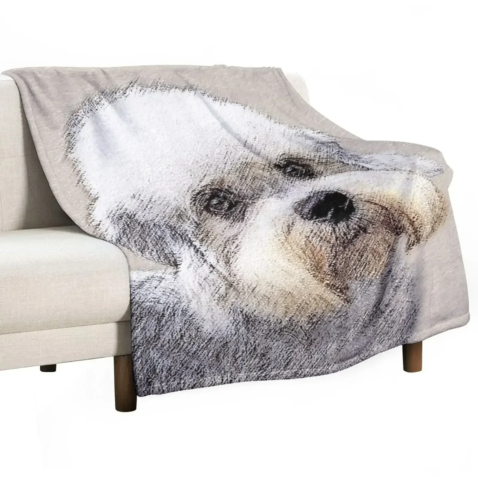 

Dandie Dinmont Terrier Throw Blanket anime warm for winter Blankets