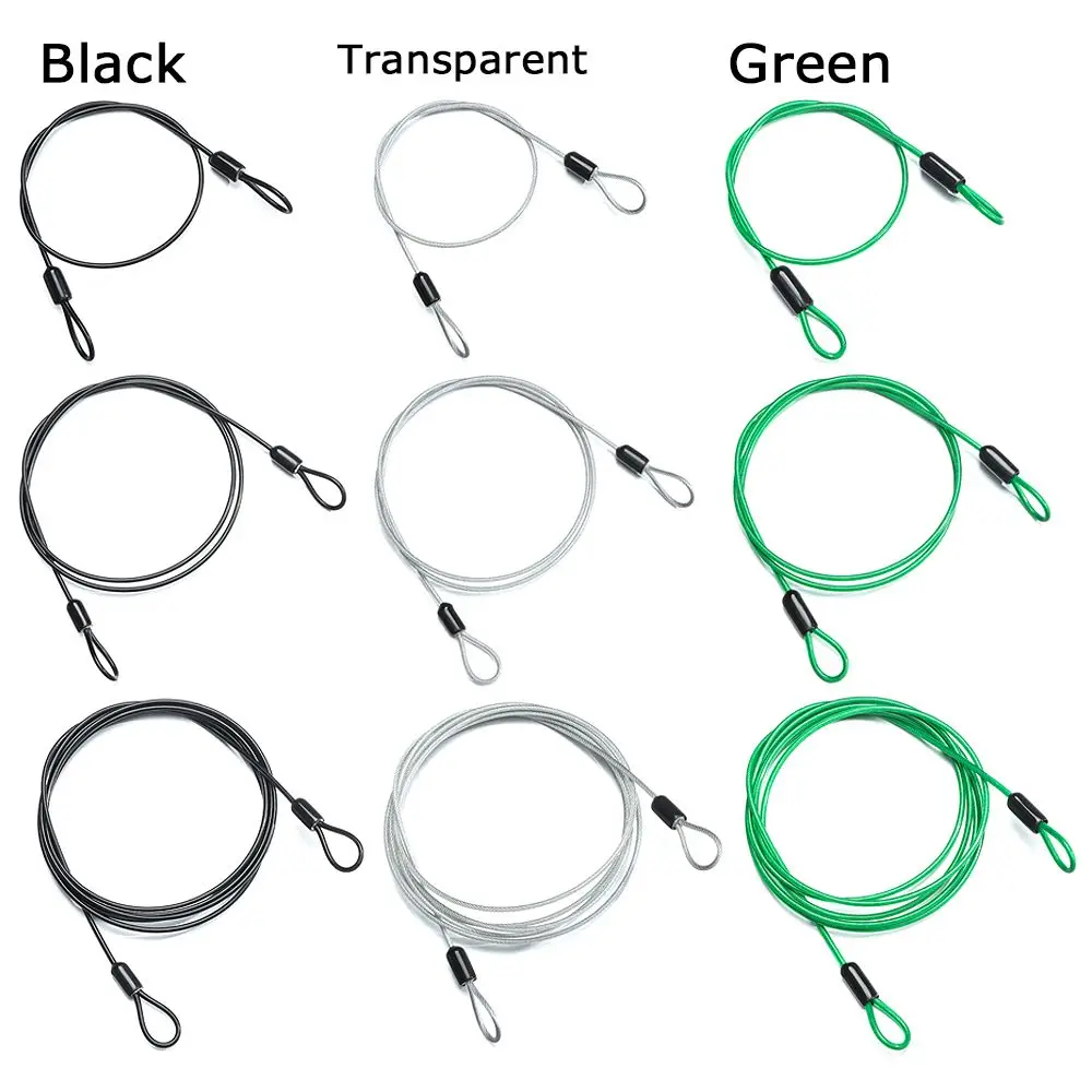 3 Colors Security Safety Rope Anti-theft Ropes Steel Cable Lock Road Bike Lock Cycling Strong Wire Bicycle Lock Wire