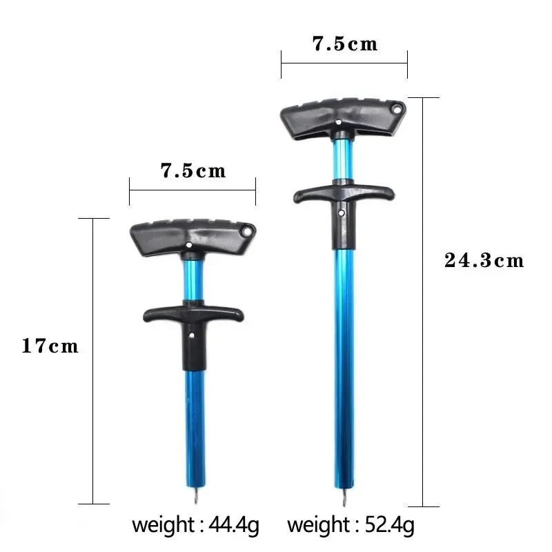 Burle Wholesale Aluminum Alloy Material Hook Taker Fish Hook Separator Portable T-type Hook Remover