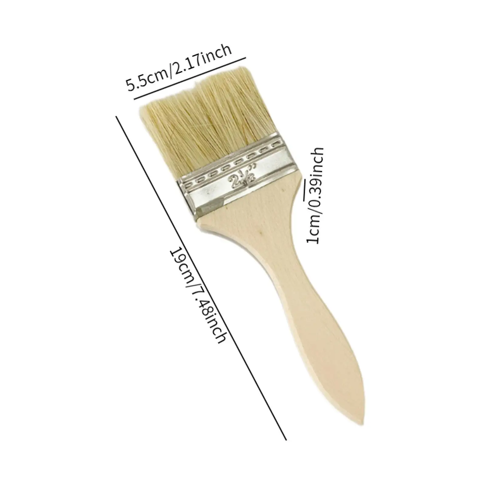 Brush Set for Painting And Crafting - Flat Tools for Wood And Varnish