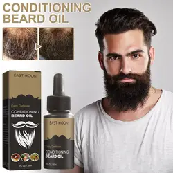 NEW 30ml Men Natural Nourishing Beard Care Oil Moisturizing Essence Care Tools Organic Strengthen Soften Smoothing Hair A7A4