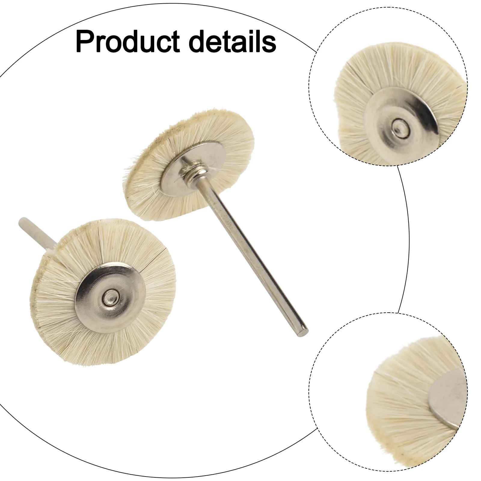 기계 녹 강철 양모에 대 한 조각사에 대 한 청소 브러쉬 그라인더 장비 2.35mm 6PCS 6pcs 청소 브러쉬