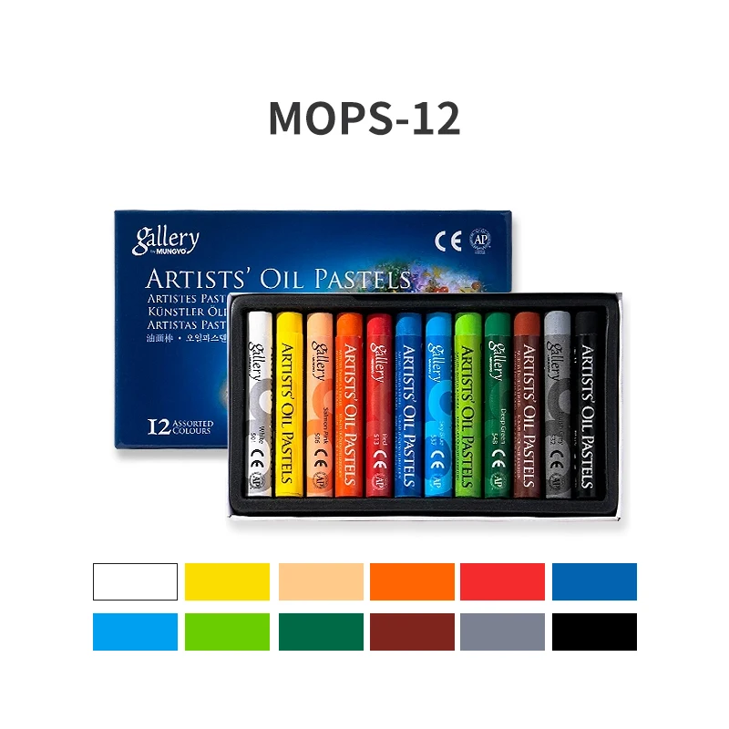 MUNGYO Kunstenaar Zachte Oliepastel Set Professionele Schilderij Tekening Graffiti Art Kleurpotloden Wasbaar Niet Giftig Art Supply 12/25/50 Kleur