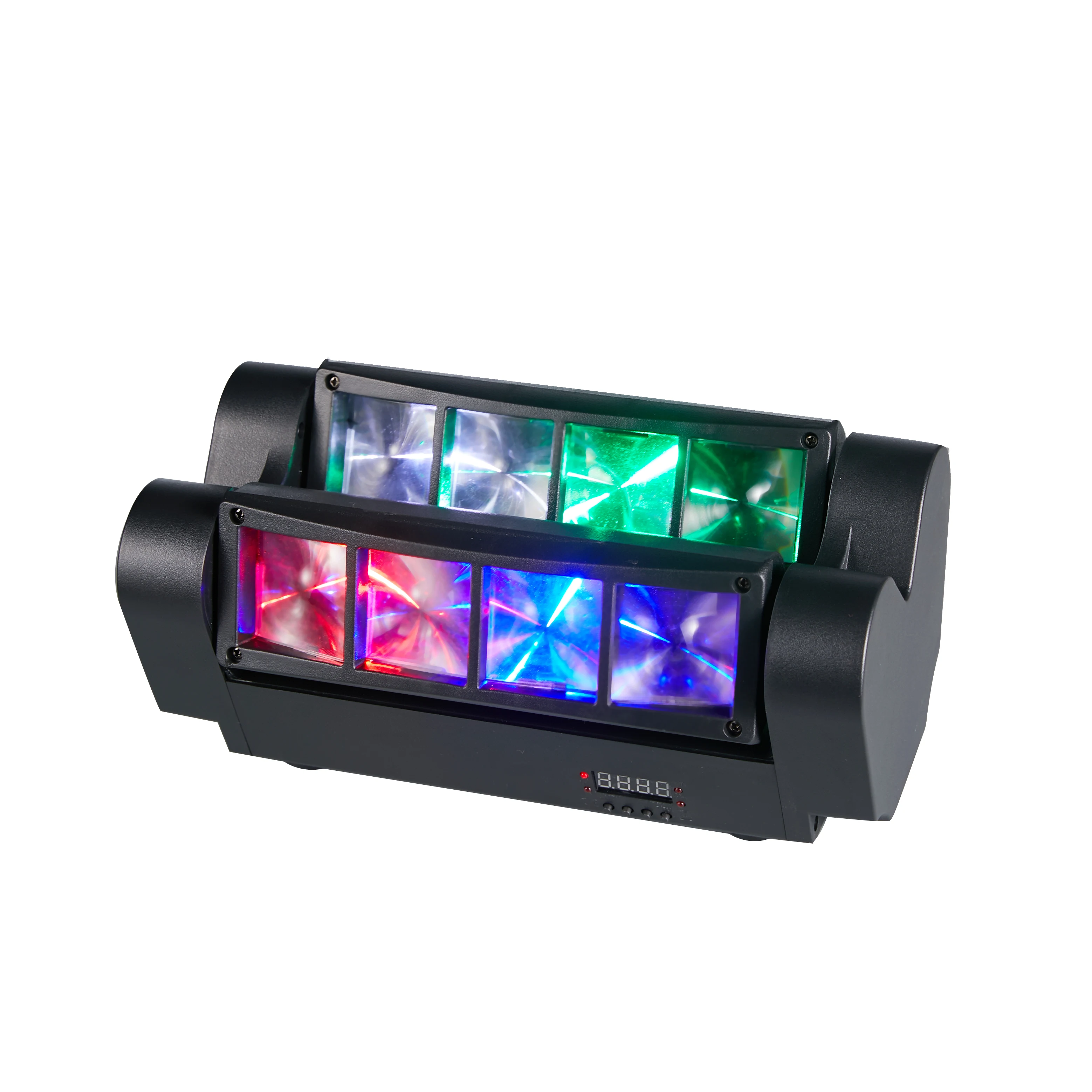 

Свет с подвижной головкой паука, 8x10 Вт, светодиоды, луч DJ Lights RGBW, активируемый звуком и управление DMX-512 для вечеринки, паба, фестиваля, дискотеки, шоу, мы
