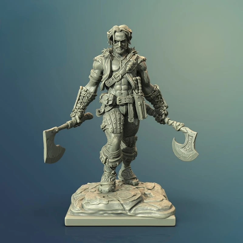 

The Astyanax Soldier Resin Figure 1/24 Scale 85mm Height Assemble Model Kit Unassembled Dioramas Unpainted Statuettes Toy