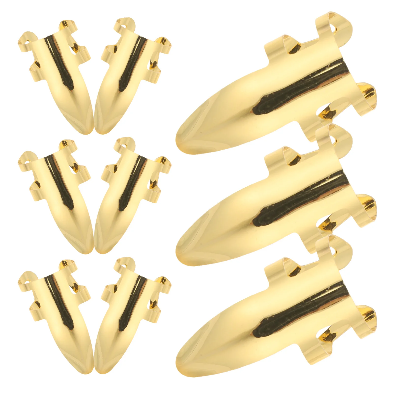 

9Pcs Stainless Steel Finger Picks Set for Guitar Bass Acoustic Electric Instruments Durable Metal Thumb Picks Guitar