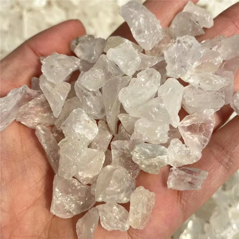 100g Natural White Crystal Raw Stone For Home Decoration Natural Healing Reiki Decoration