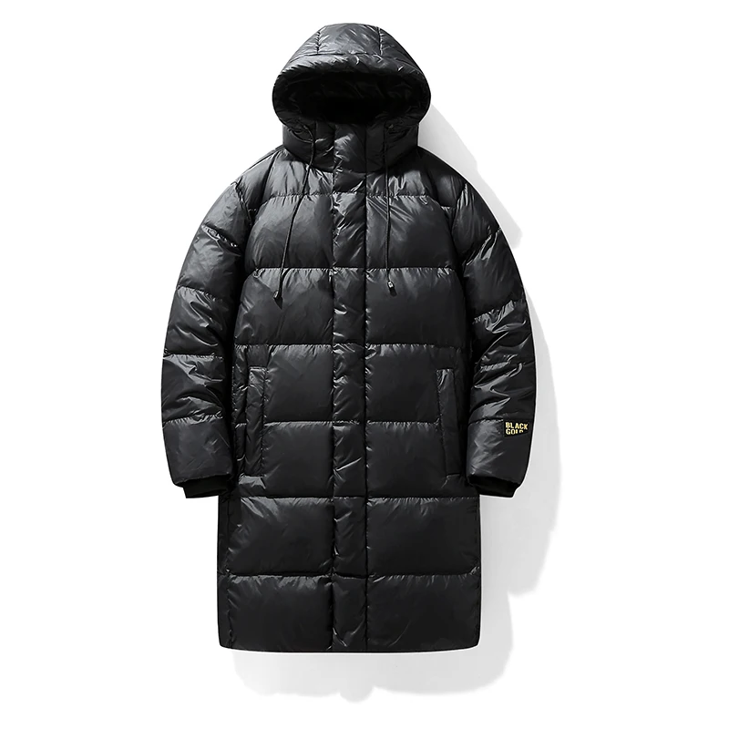 

Новая модная тенденция 2025 года: молодежный парный пуховик в стиле кэжуал, универсальный, простой, зимний, длинный, трендовый, черно-золотой, в национальном стиле.