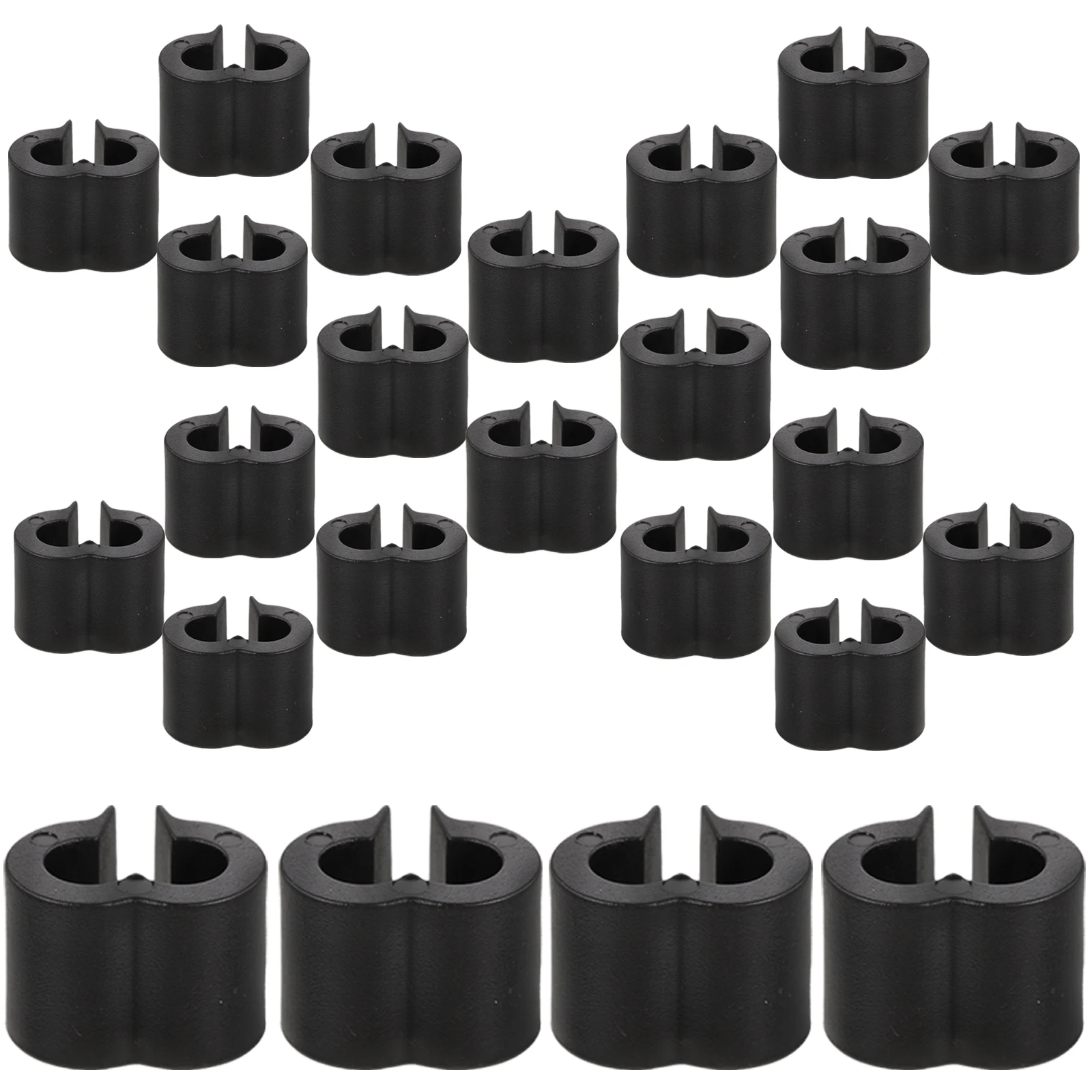 

100Pcs Chair Feet Clamp Durable Chair Leg Tips Floor Protectors Glide Furniture Feet Pads Office Dining Chairs