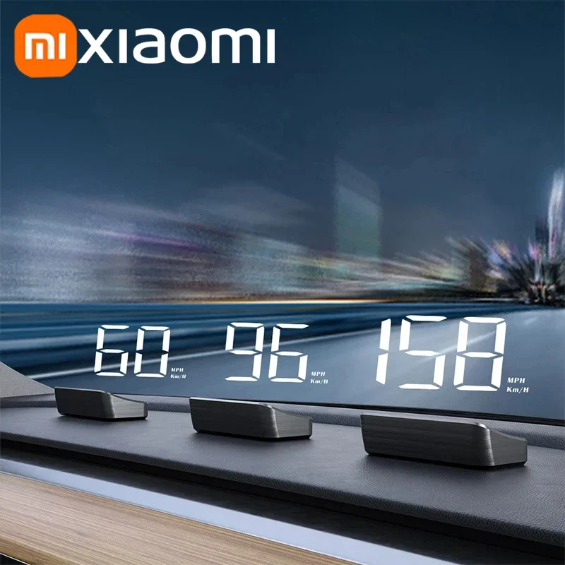 Xiaomi Car Speedometer HUD Head UP Display Digital Speed Meter Windshield Projector Vehicles Truck Auto Electronics Accessories
