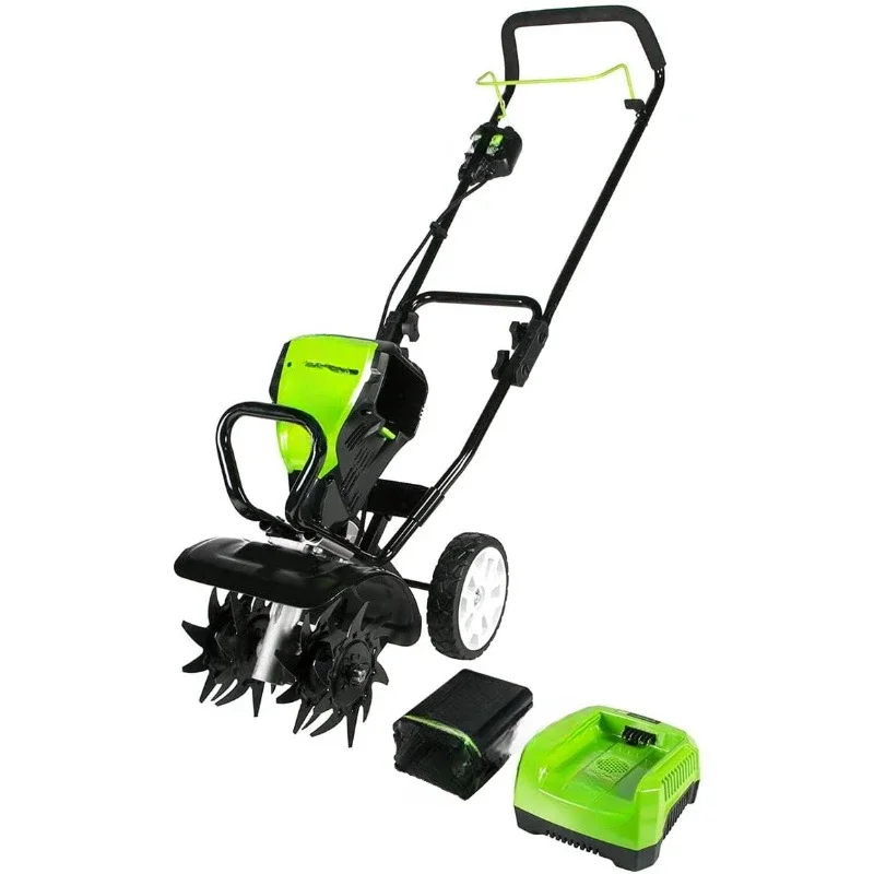 

Hot sell.80V 10 inch Cultivator with 2Ah Battery and Charger,Black And Green.Free shipping.