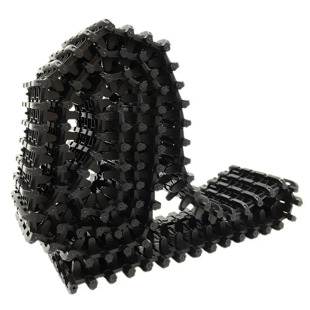 78CM Plastic Crawler Track for DIY Robots RC Race Car Accessories Black