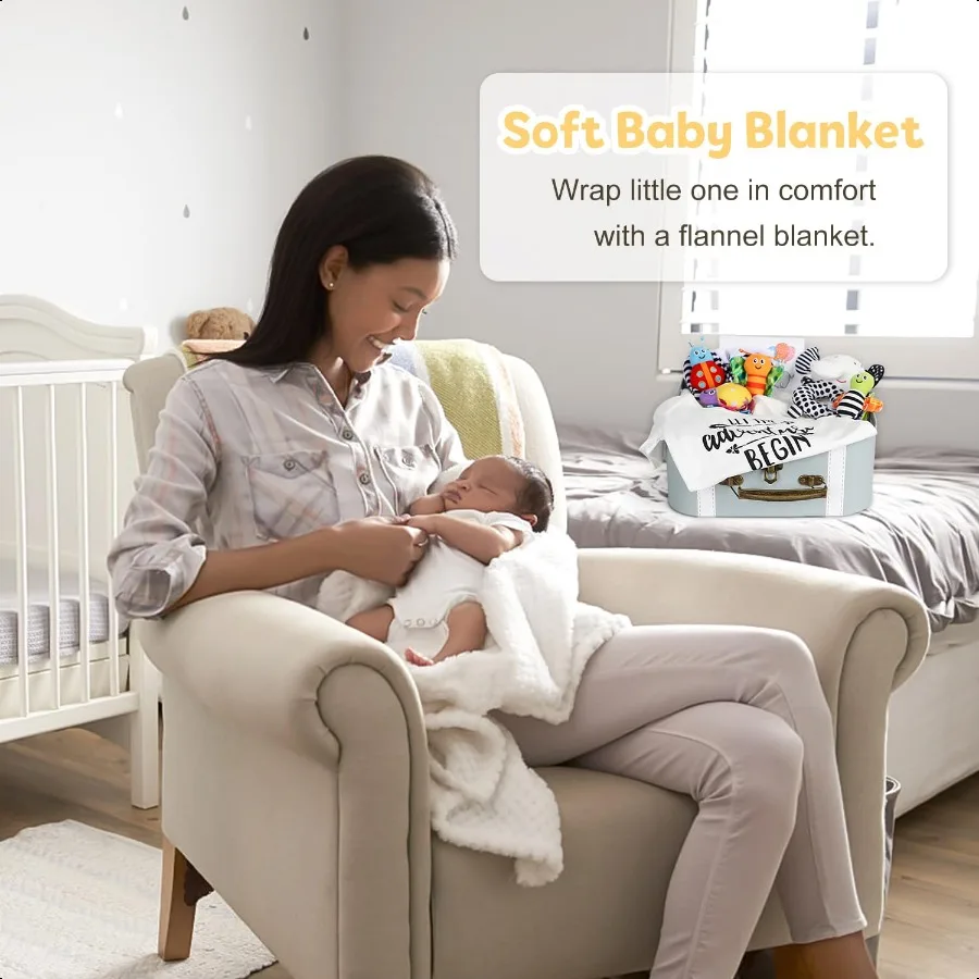 ชุดของขวัญสำหรับเด็กแรกเกิด ของขวัญสำหรับงานเลี้ยงฉลองทารก ของเล่นเด็กสีดำขาวตัดกันชัดเจน สำหรับเด็กอายุ 0-6 เดือน ของใช้สำหรับเด็กแรกเกิด ถุงเท้ามีเสียง ของเล่นรูปช้าง