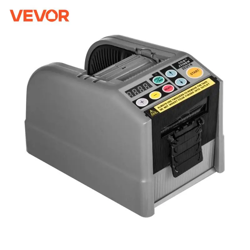 VEVOR 6-60mm Automatic Tape Dispenser Efficient Microcomputer Intelligent Large Electric Tape Cutter Mechanical Workshop Tooling