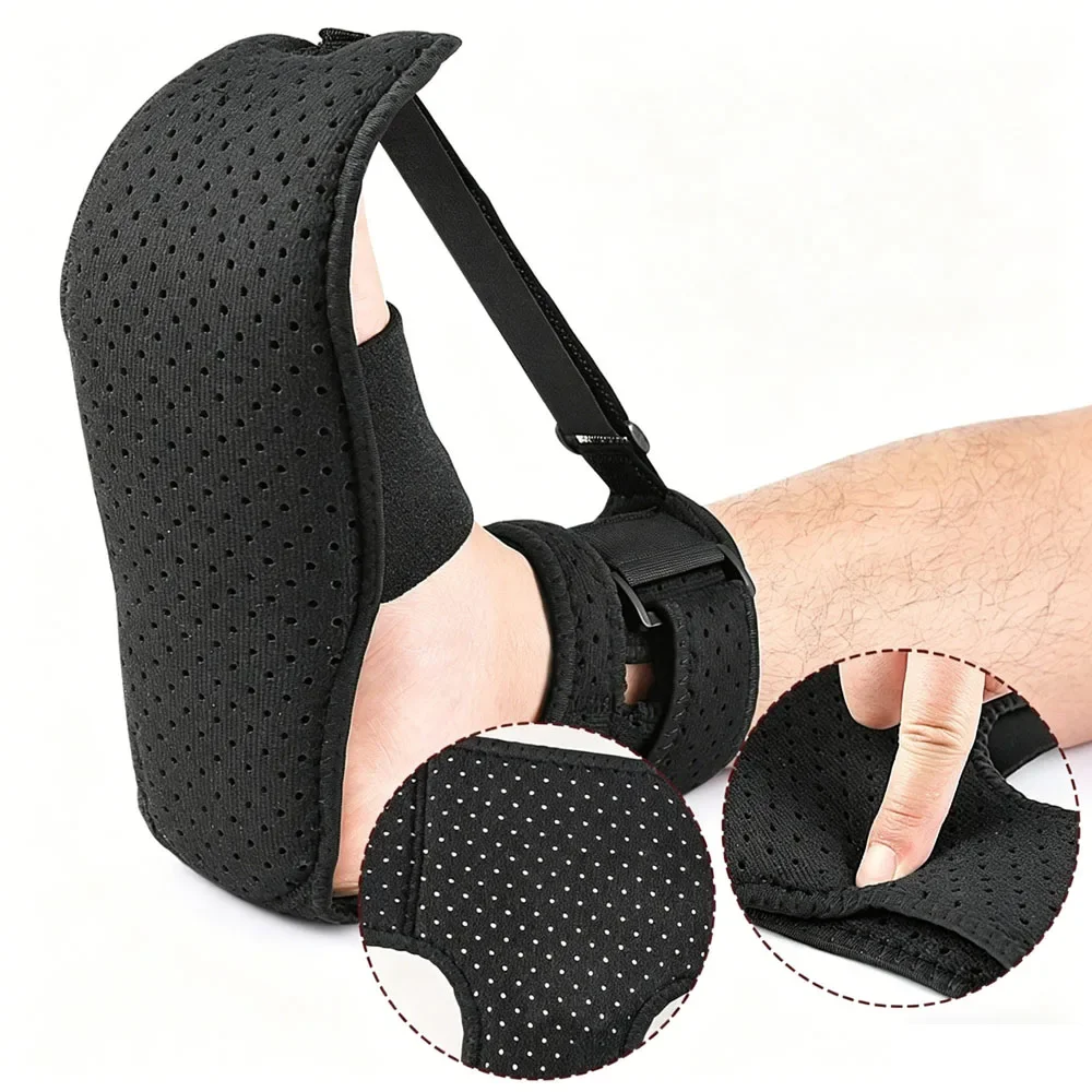 1pcs Adjustable Unisex Foot Stretch Strap, Ergonomic Ankle Brace Breathable Mesh Support Strap Night Foot Stabilizer