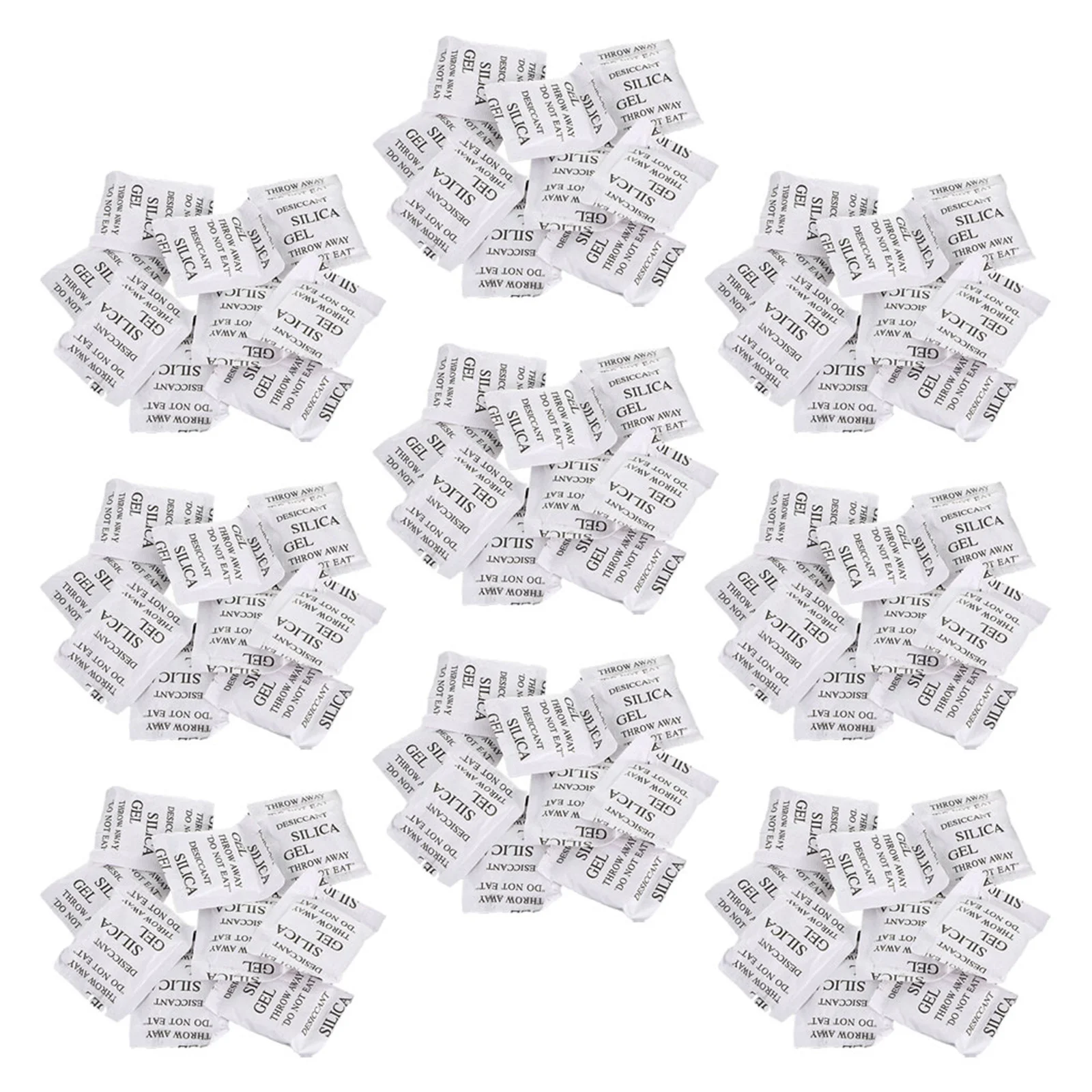 

100Pcs Silica Gel Desiccant Absorbent Packs Fast Moisture Absorber Jewelry Drying Sachets Protection Packets Silica Gel