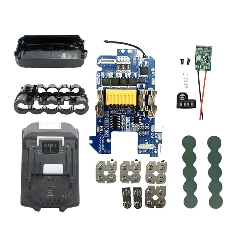 

CABE-BL1850 For Battery Case Protection Circuit Board For BL1830 BL1860 BL1850 18V/21V 5-Cell 18650 Li- Battery Kits