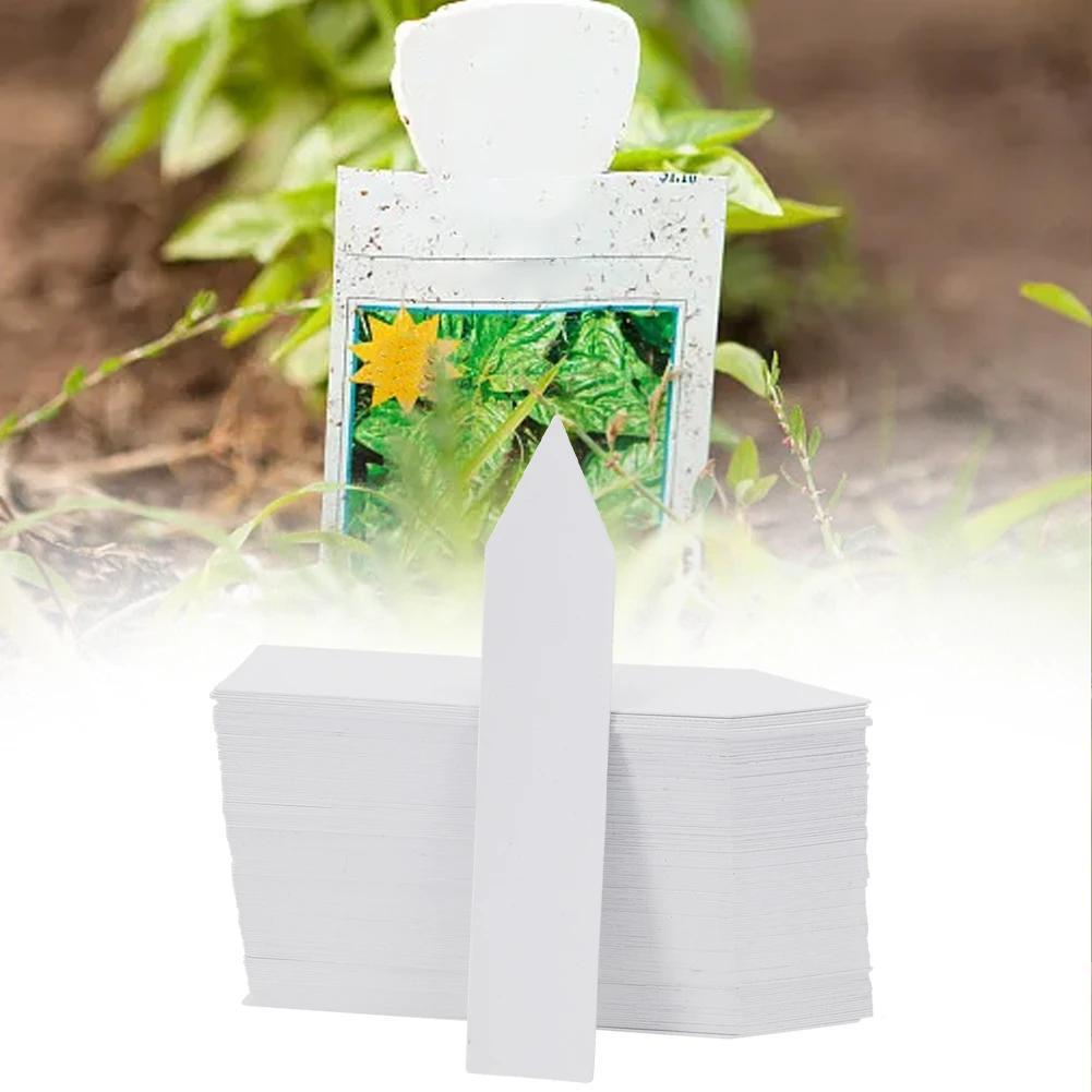 Nursery Marker Plant Tagspointy Tags Weatherproof Insert 100pcs 10x2 Cm（pointy) 10x6 Cm(t-shaped) Gardening Tool Set