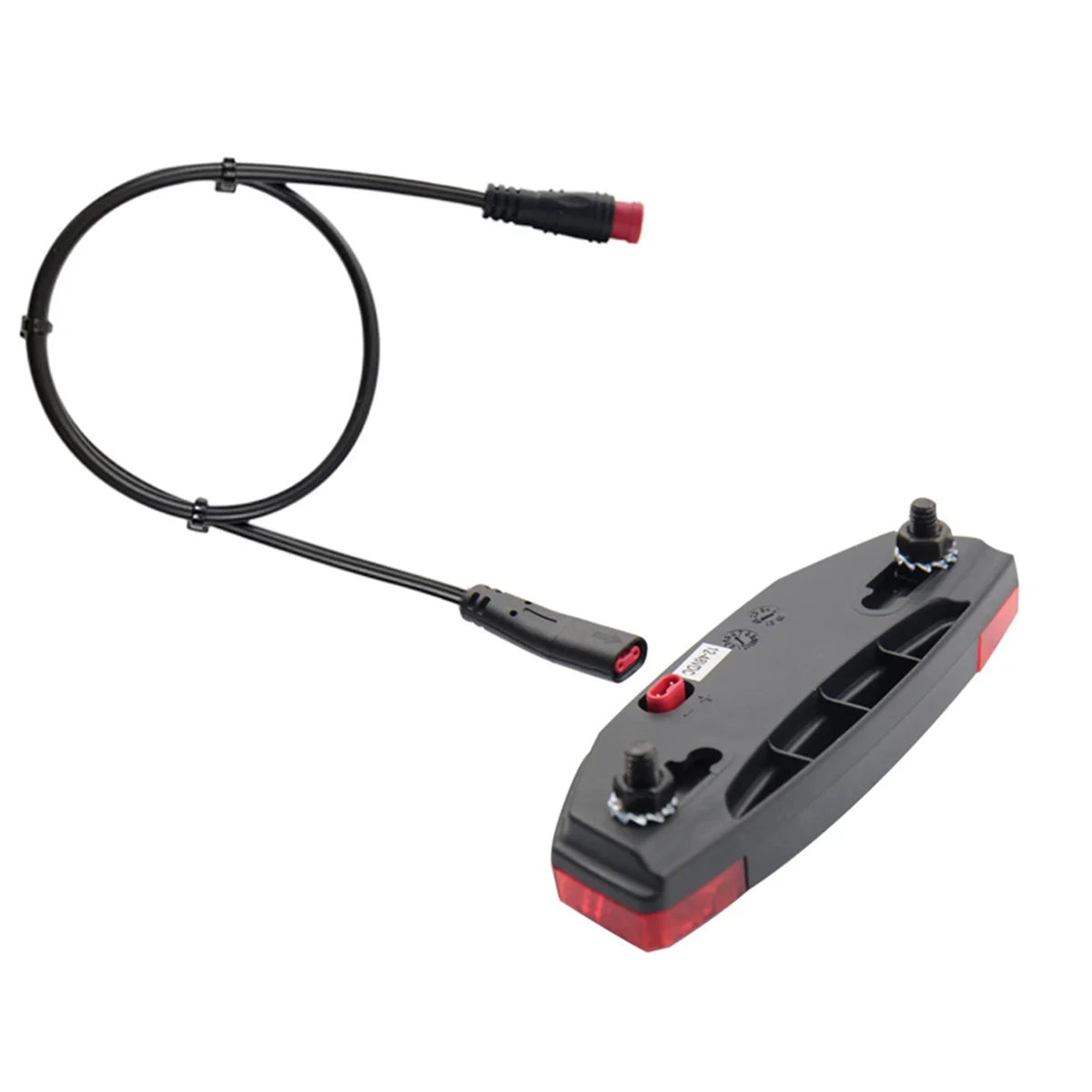 12V-48V E-Bike Rear Light Electric Bicycle Tail Light E-Scooter Bicycle Waterproof Accessories Waterproof Connector