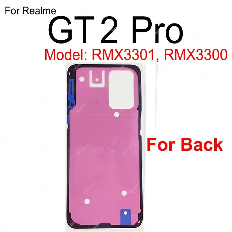 For Realme GT2 Pro LCD Screen Adhesive Tape Back Battery Cover Adhesive Sticker Glue Parts