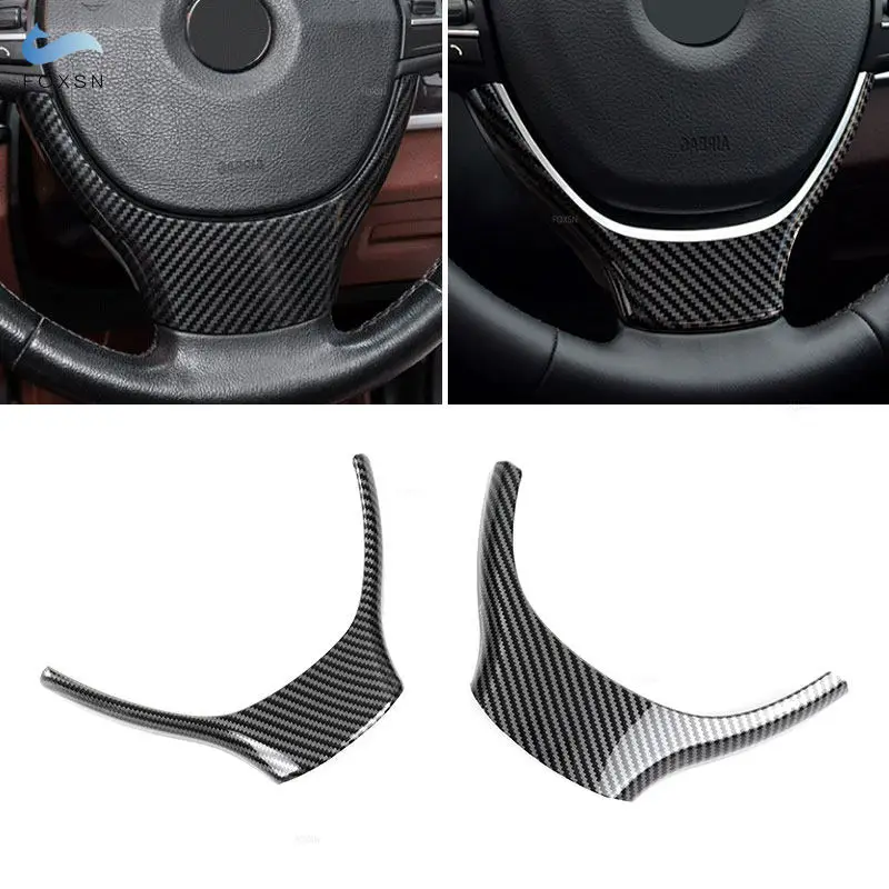 

For BMW 5 Series GT F07 F10 F11 F18 2011-2017 7 Series F01 F02 F04 2009-2015 ABS Car Inner Steering Wheel Cover Lower Panel Trim