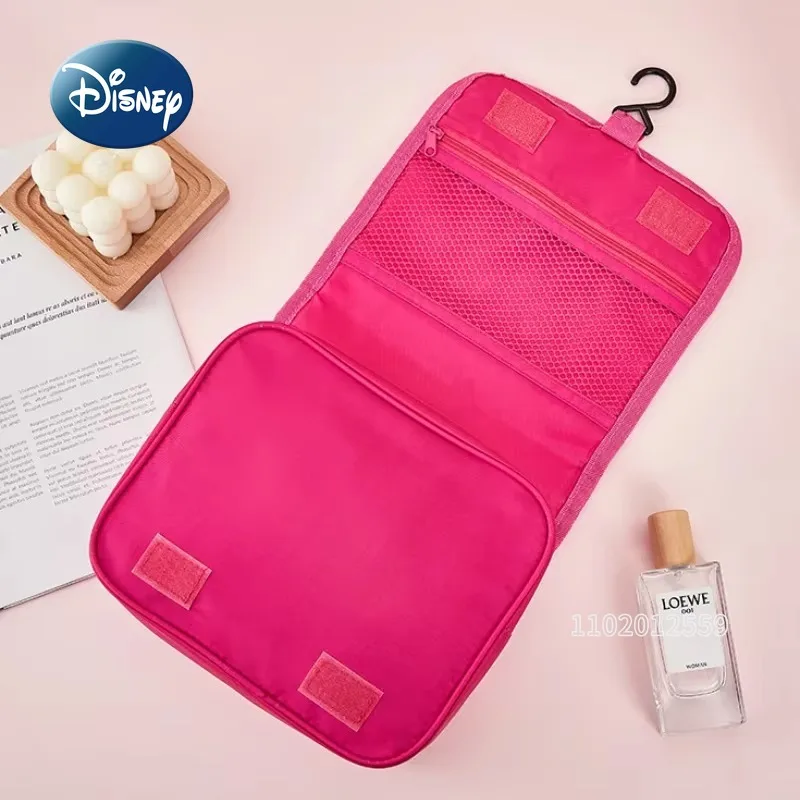 Disney New Cosmetic Bag Luxury Brand Original Portable Travel Cosmetic Bag Large Capacity Multi-functional Storage Toiletry Bag