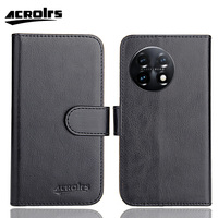 For OnePlus Ace 2 Case 6 Colors Fashion Flip Luxury Wallet Multi-Function Card Slots Leather Cover Protective Phone Bags