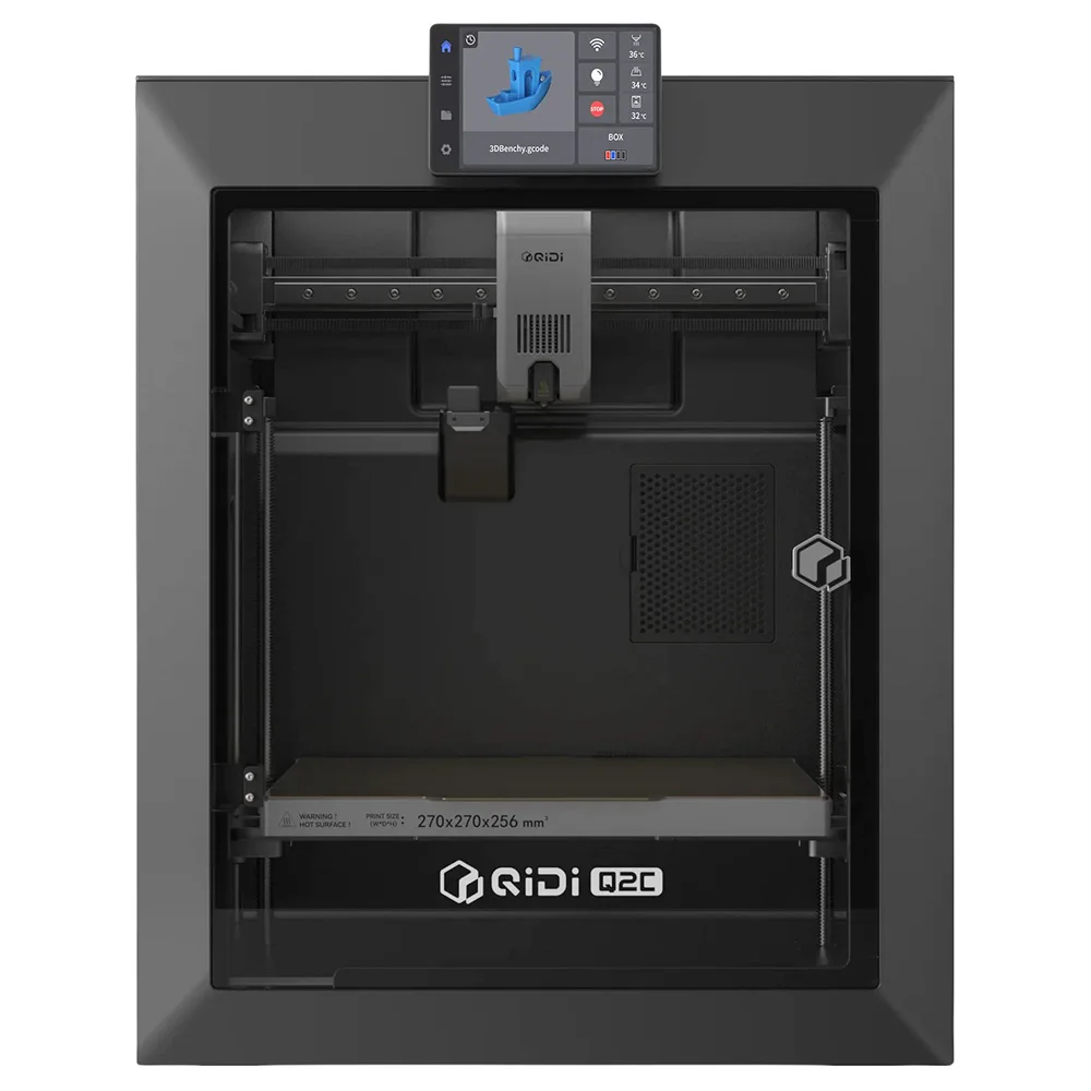 QIDI TECH Q2C 3D-printer 600mm/s snelheid 370 ° C Volledig metalen hotend Multi-Material Printing CoreXY-systeem Automatische nivellering, 270×270×256 mm
