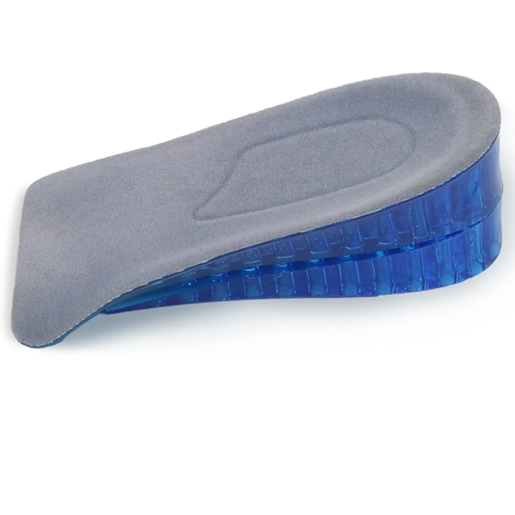 

1 Pair 4.5Cm Silicone Insoles Height Lift Pads Elevator Half Insole For Shoes Boots Athletic Men Women Invisible Damping Foot