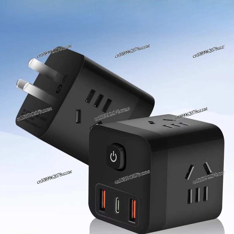 Socket Usb Multi-function Converter Wireless Socket Mobile Phone Charging Plug Household Direct Plug Porous Socket