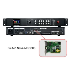 VS100 New All-in-one Led video Display Controller processor with Sending Card Nova MSD300 for VX1 Rental Screen ad projection