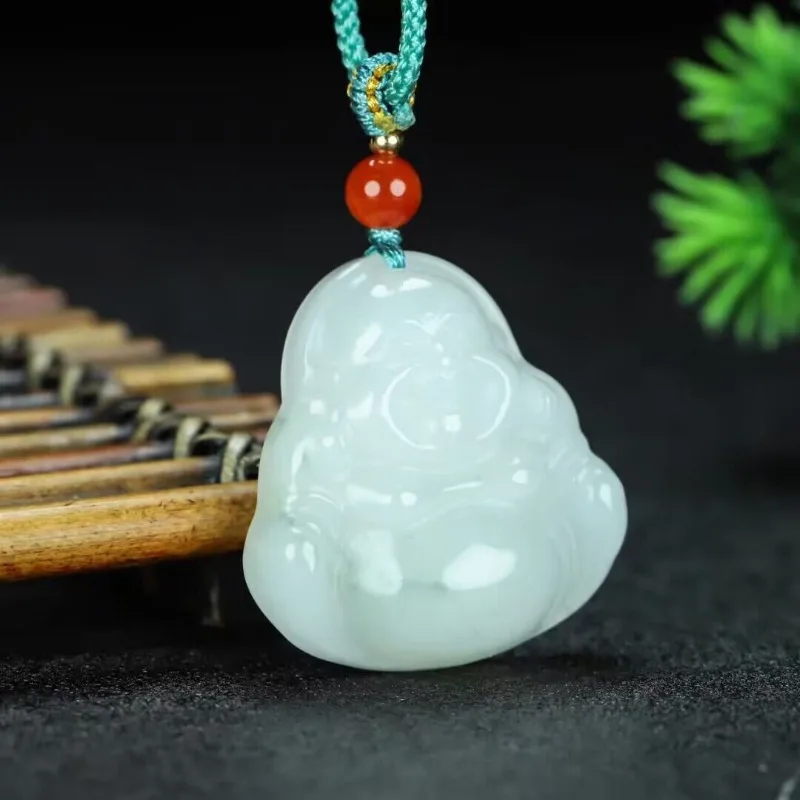 Tianshan Cuipiao Green Buddha Gong Pendant Fashion Men's and Women's