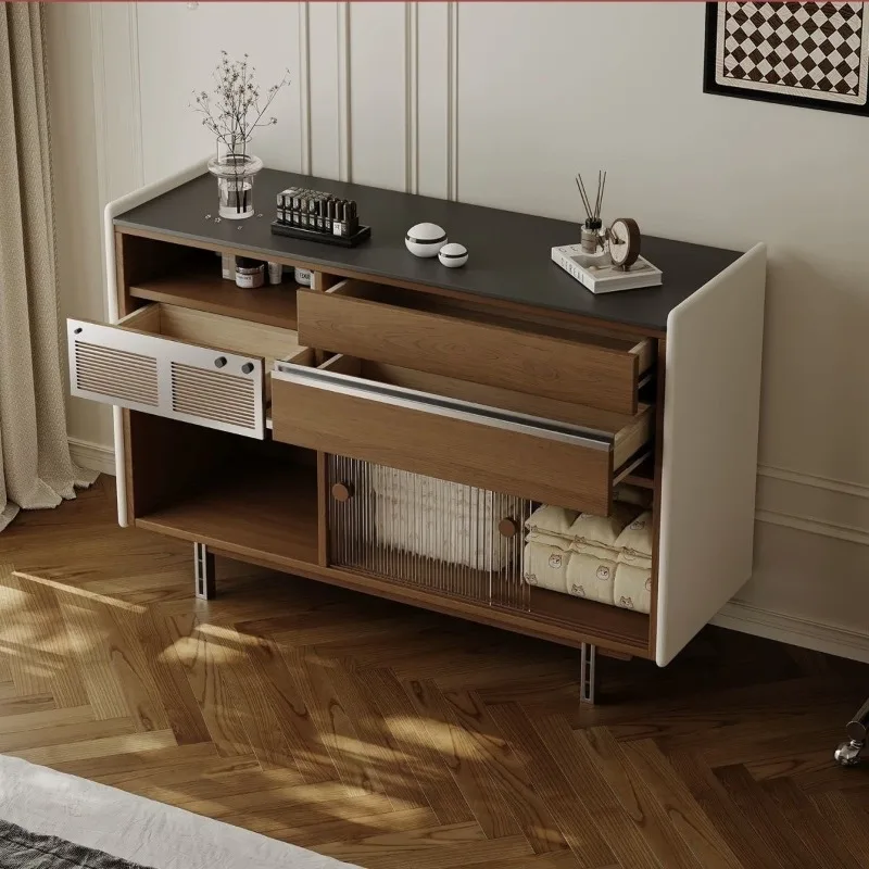 New Boxwood Living Room Cabinet Bedroom Bedside Durable Dinning Side Cabinet Multi-storage Drawer Home Furniture Armoire XY40GZ