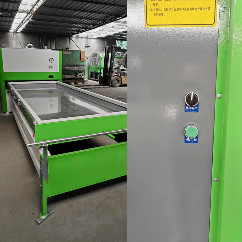 Cabinets Door Hot Press Vacuum Forming Machine Automatic Wood Oca Vacuum Laminating Machine Double Station Laminating Machine