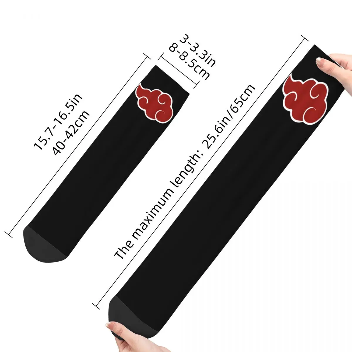 Akatsuki Japan Anime Socks Men\'s Women\'s Casual Socks Crazy Spring Summer Autumn Winter Socks Gift