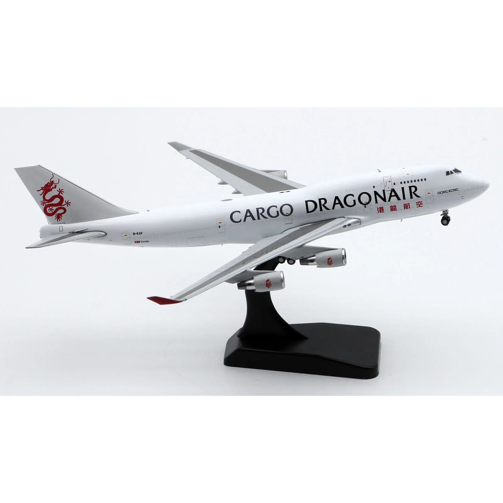 

Коллекционная модель самолета из сплава JC Wings 1:400 DRAGONAIR Cargo Boeing B747-400, литая под давлением, JET Model B-KAF, EW4744010
