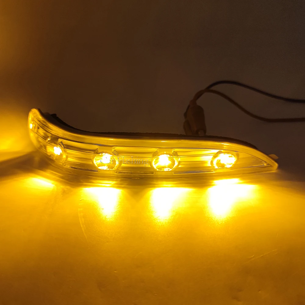 لشركة هيونداي توكسون IX35 2010 2011 2013 2014 سيارة مرآة الرؤية الخلفية مؤشر مصباح الجناح الباب الجانب مرآة بدوره مصباح إشارة #4