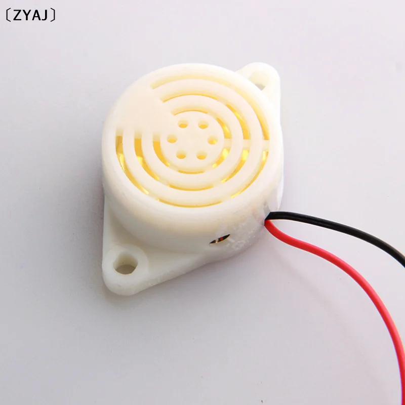 [[ZYAJ」 1 قطعة صفارة إلكترونية صفارة إنذار لهجة إنذار قارع الأجراس صوت مستمر DC3v-24v الجرس الكهرومغناطيسي SFM-27
